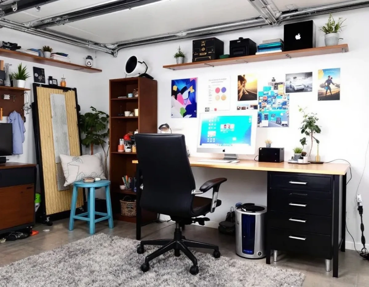 Transformez Votre Garage en Bureau: Un Espace de Travail Secret chez Vous