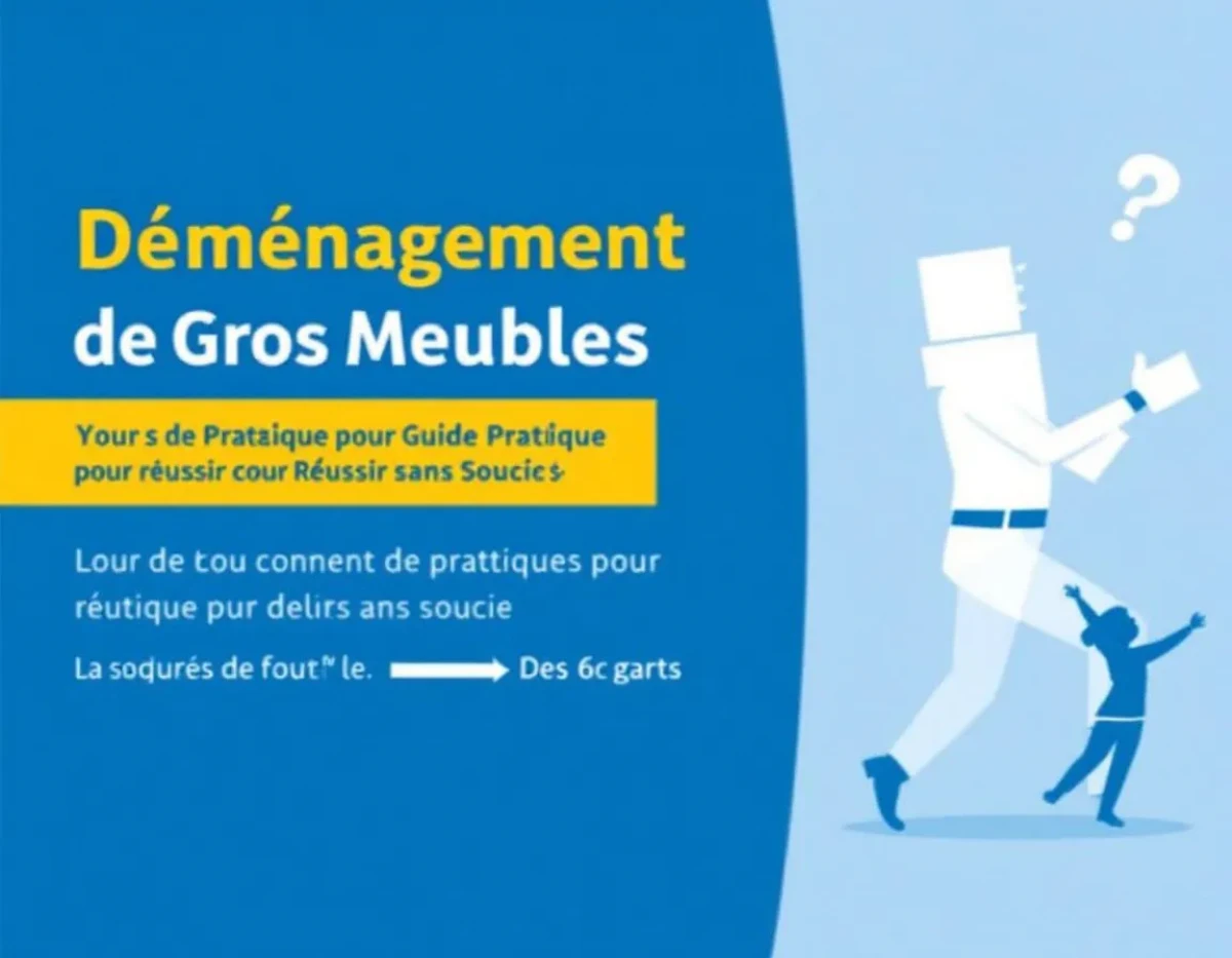 Déménagement de Gros Meubles : Guide Pratique pour Réussir sans Souci